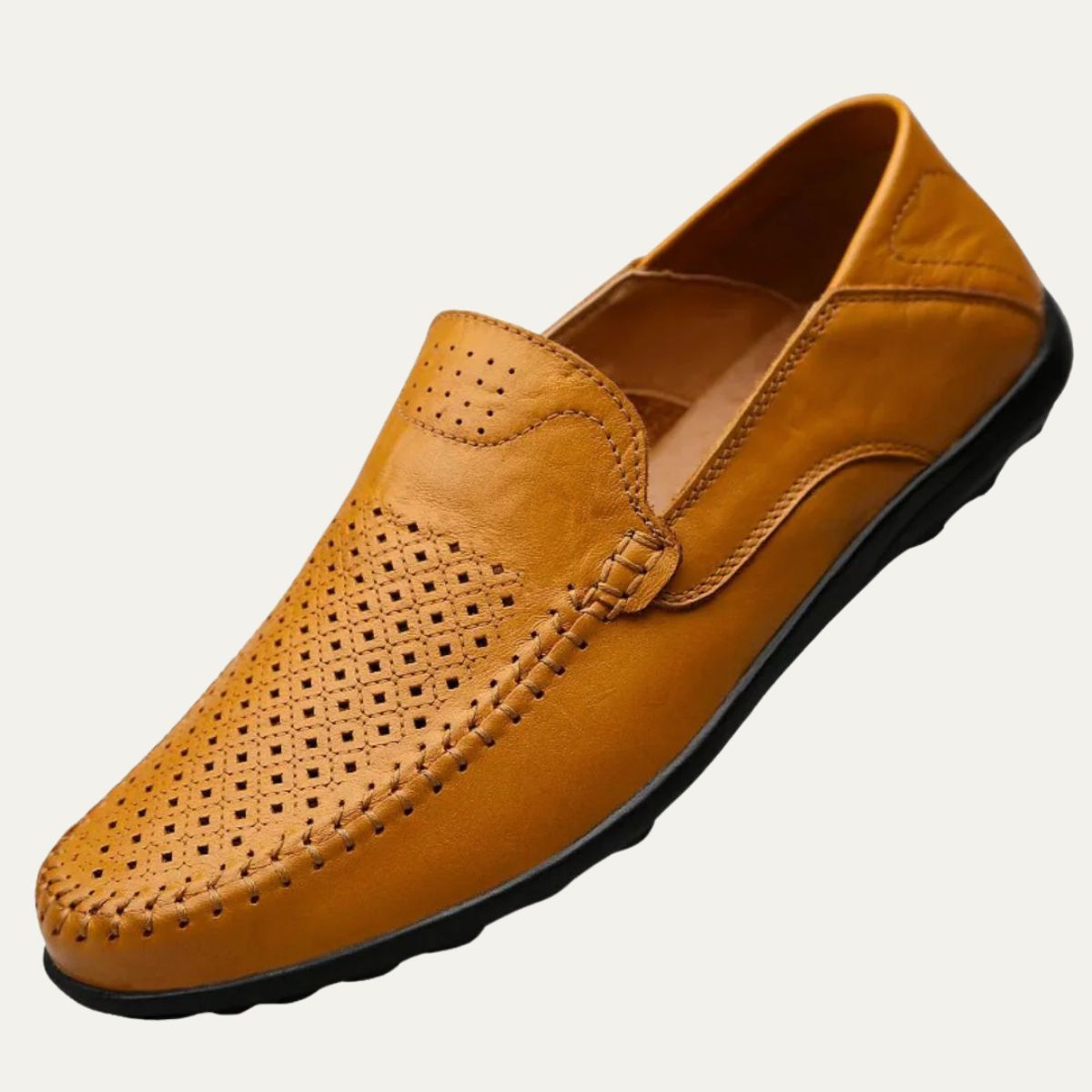 Comfortable Leather Slip On Loafers - Nocini