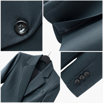 Classic Women's Suit with Fitted Trousers