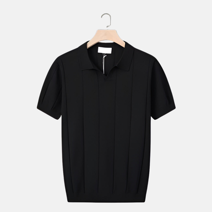 Classic Fit V-Neck Short Sleeve Polo Shirt