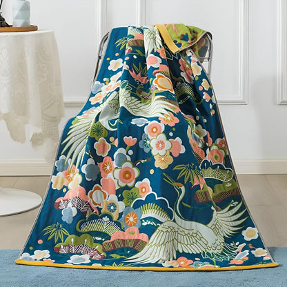 Soft Floral Luxury Bath Towel - Olytrend