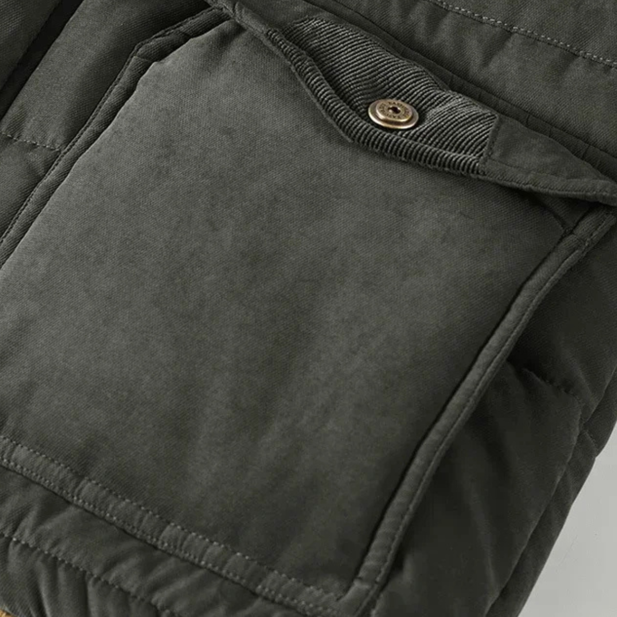 Insulated Men's Fleece Lined Hooded Winter Parka Coat