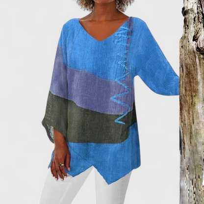Elegant V-Neck Tunic for Women