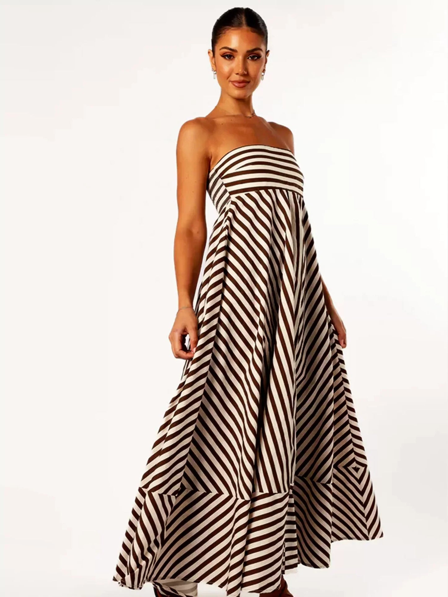 Sleeveless Floor Length Evening Dress