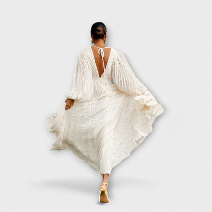 Comfortable White Summer Maxi Dress