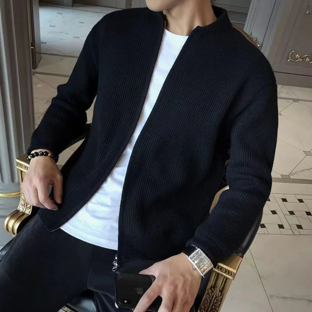 Cozy Classic Knit Mens Sweater