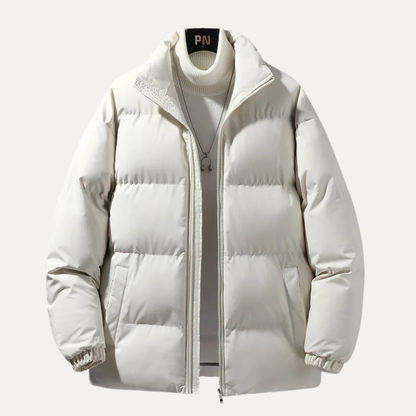 Insulated Men's Puffer Parka - Thick Warm Winter Coat
