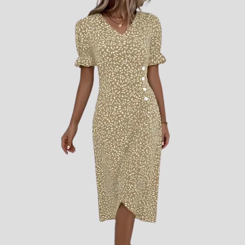 Ladies' Beautiful Blossom Knee Length Dress
