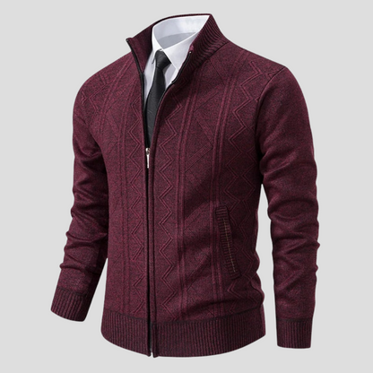 Cozy Mens Sweater Cardigan Layering Top