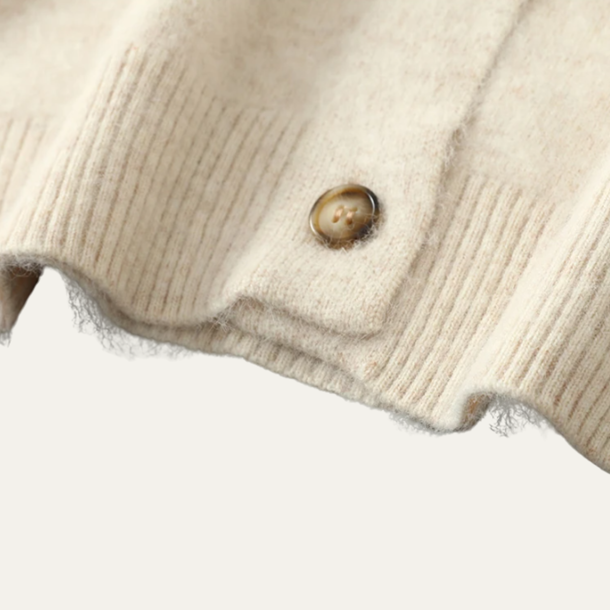 Luxury Men's Cashmere Button Cardigan Sweater