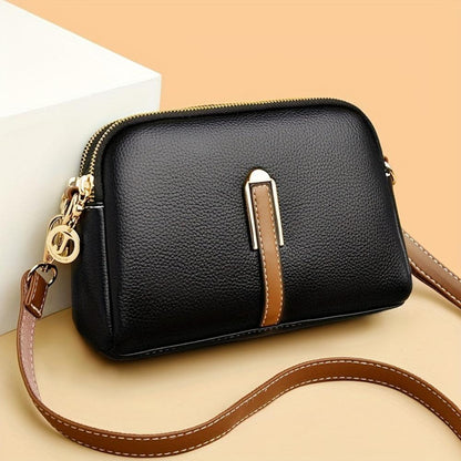 Stylish Faux Leather Small Shoulder Bag - Nocini