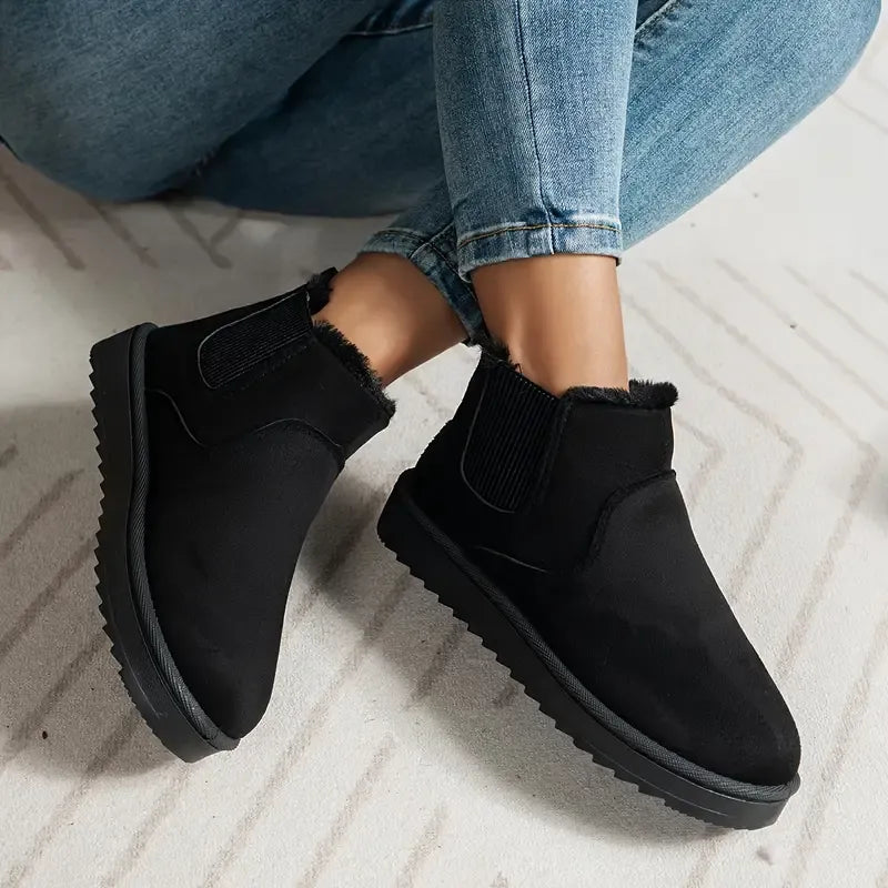 Classic Ankle Short Leather Boots