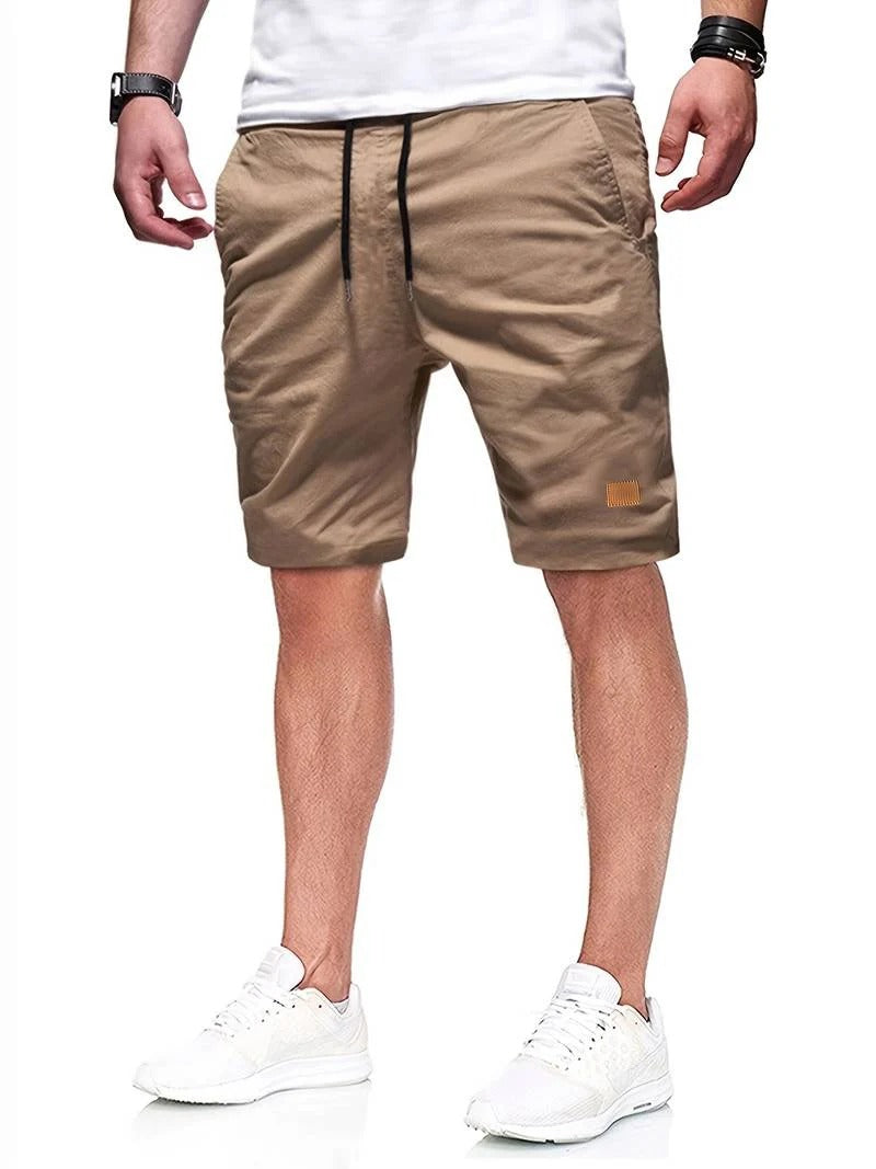 Comfortable Elastic Waist Shorts - Olytrend