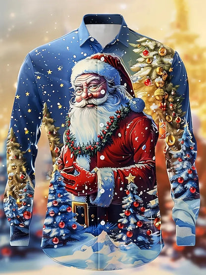 Fun Santa Claus Holiday Shirt - Nocini