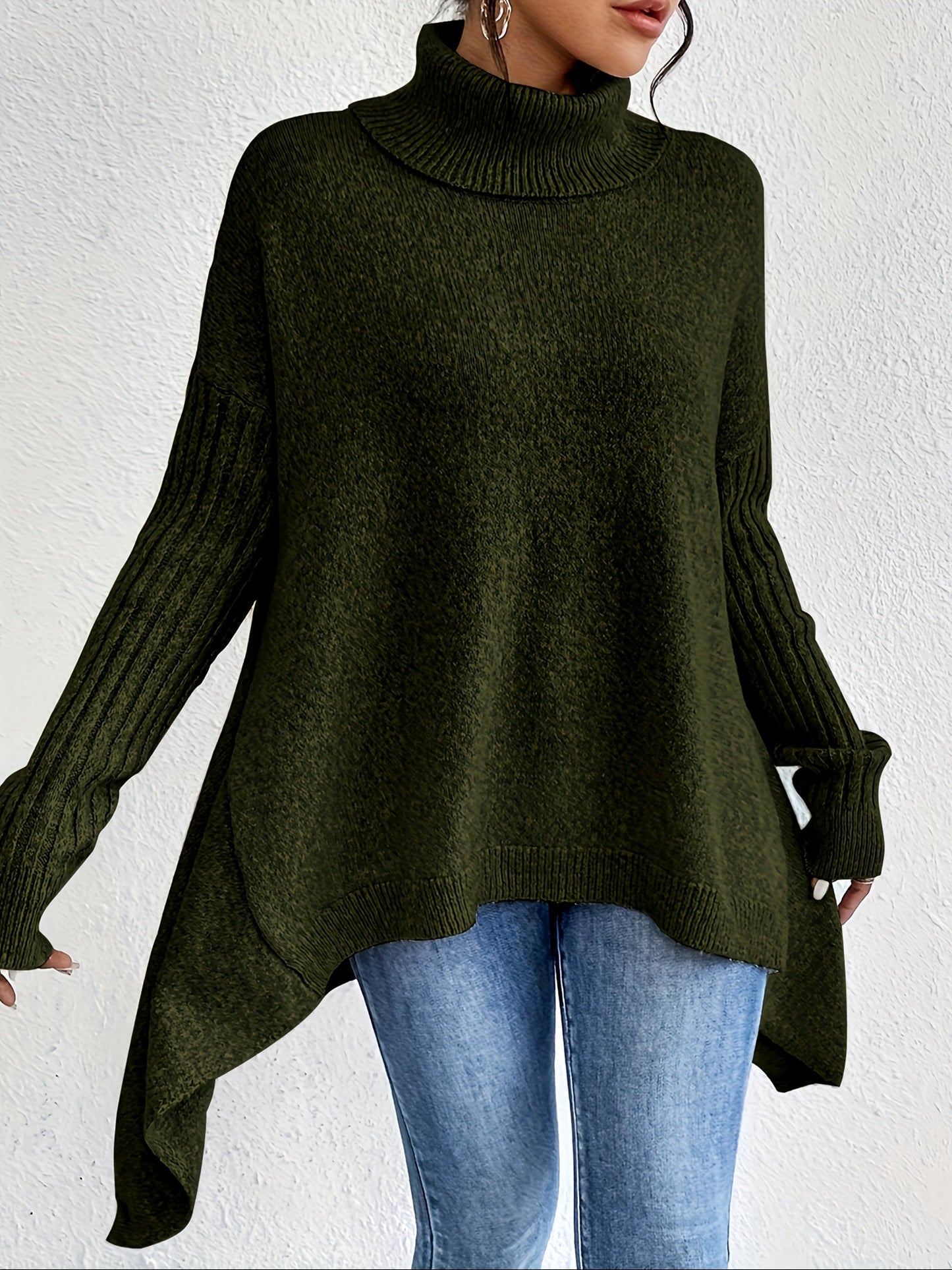 Soft Knitted Crew Neck Sweater