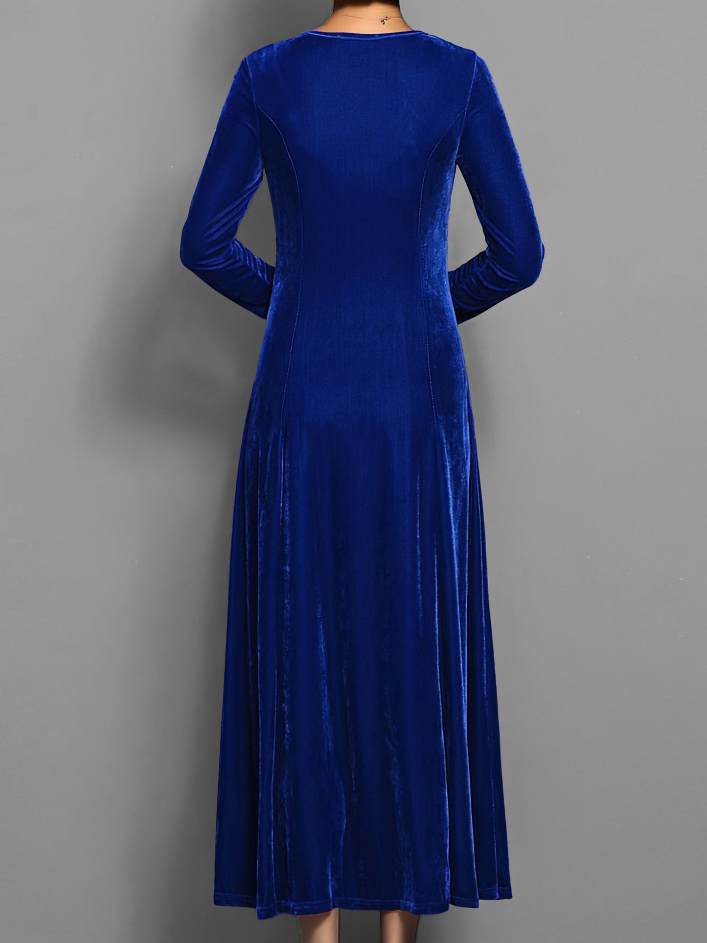 Luxurious Plush Evening Dress