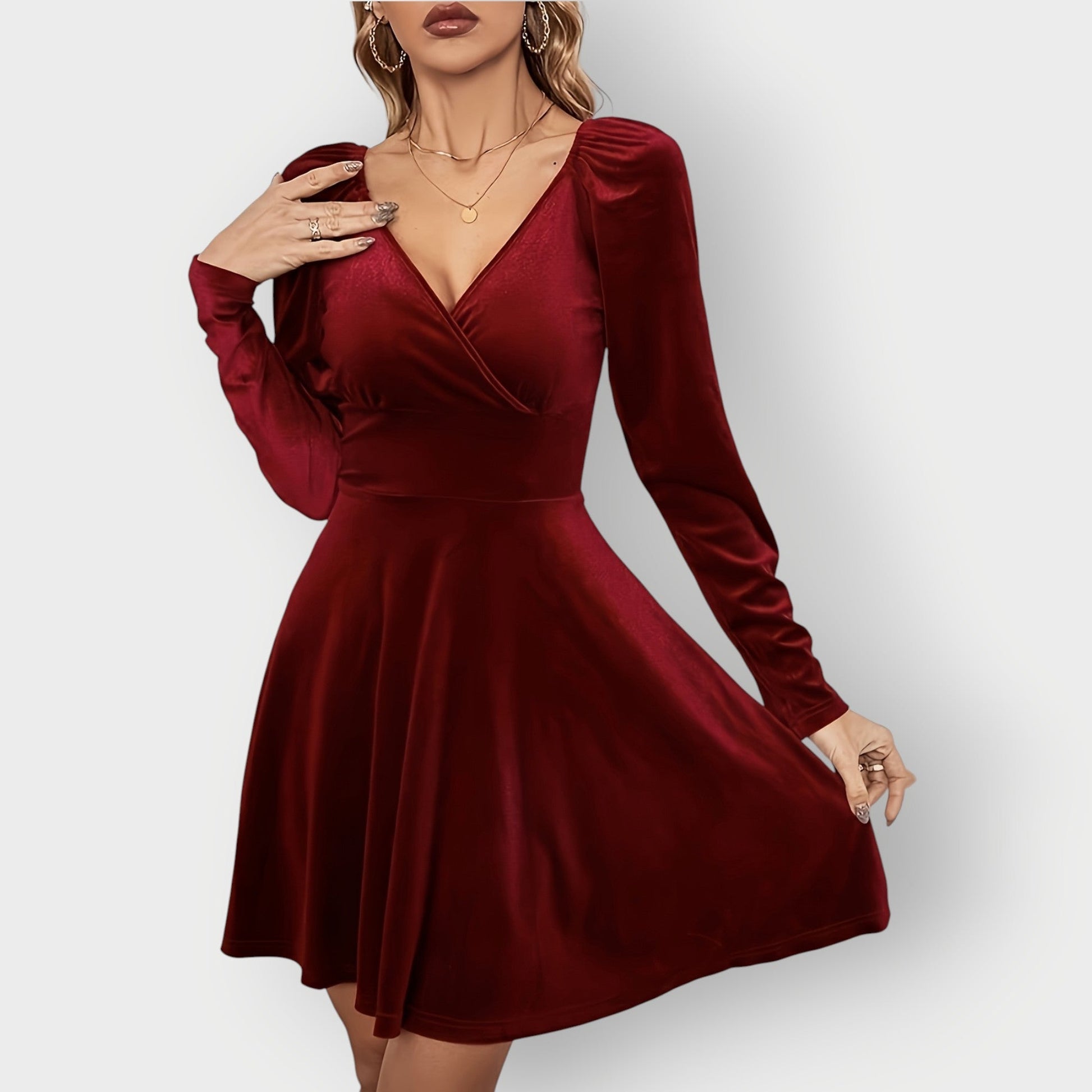 Luxurious Soft Skater Dress - Olytrend