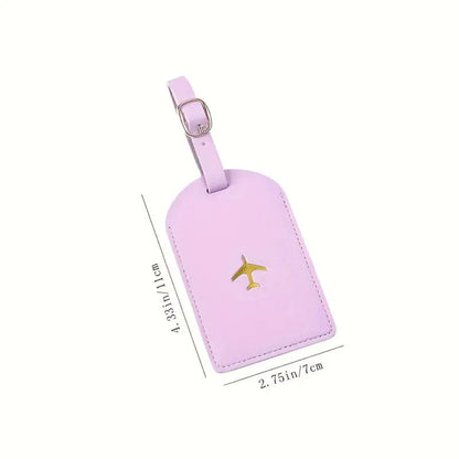 Personalized Genuine Leather Luggage Label