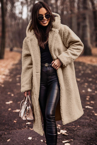 Ladies Warm Fake Fur Parka Jacket - Nocini