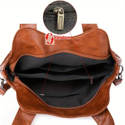 Elegant Vegan Tote Bag | Casual Chic Shoulder Purse