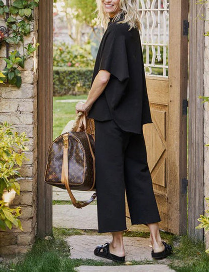 Elegant Wrap Around Loungewear Set