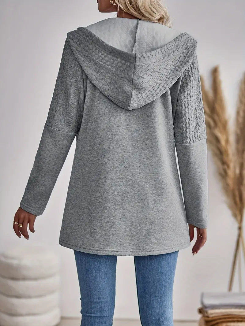 Classic Ladies Zip Up Hooded Sweatshirt