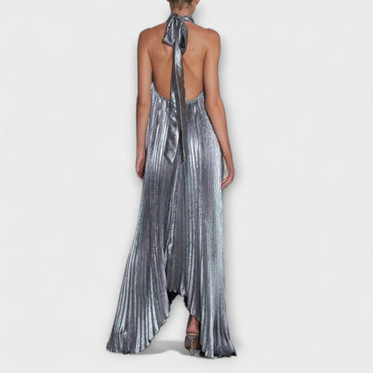 Sparkling Ruffled A-Line Formal Evening Dress