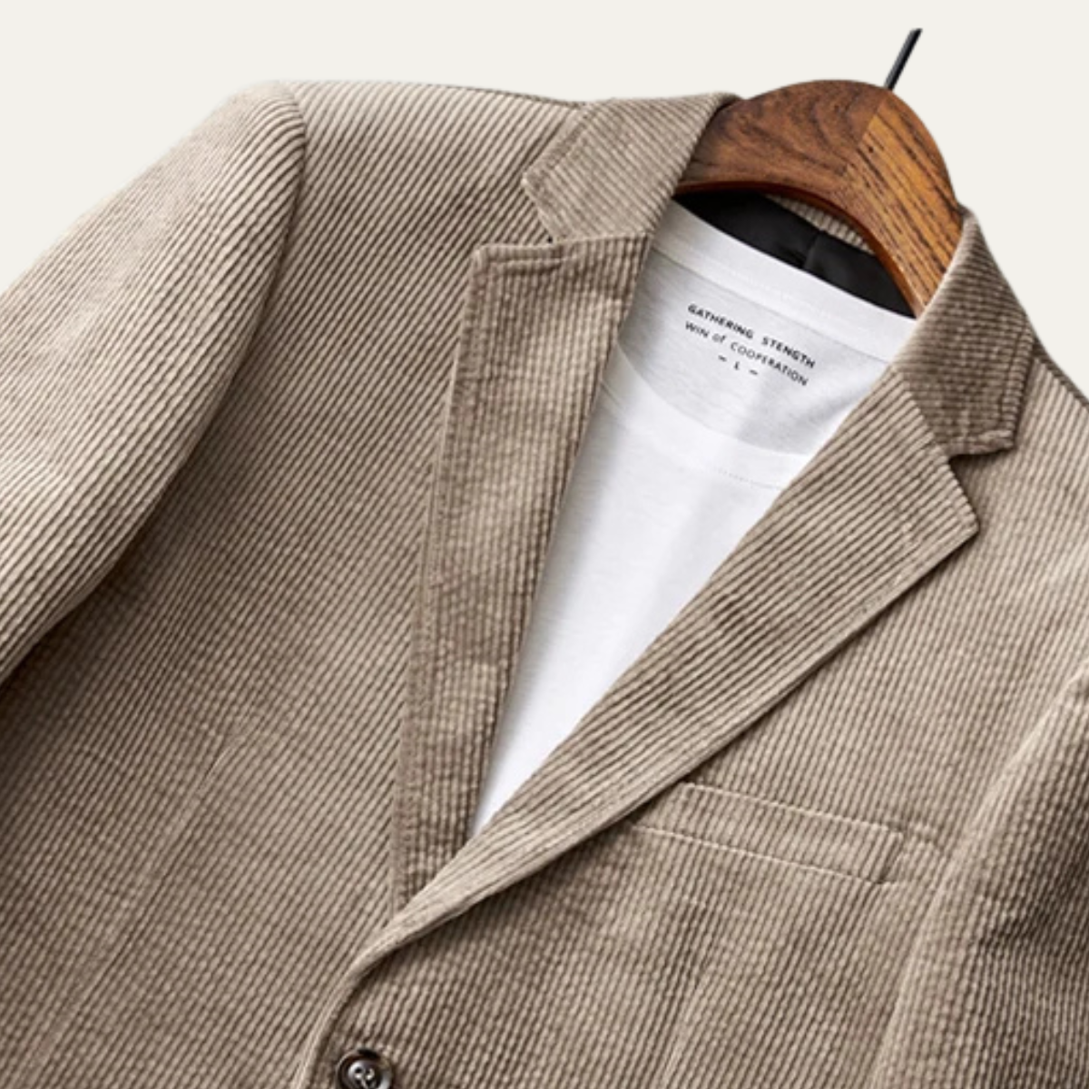 Classic Mens Cotton Blazer Jacket