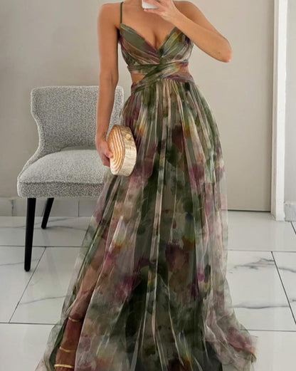 Women's Elegant Cut Out Long Dress