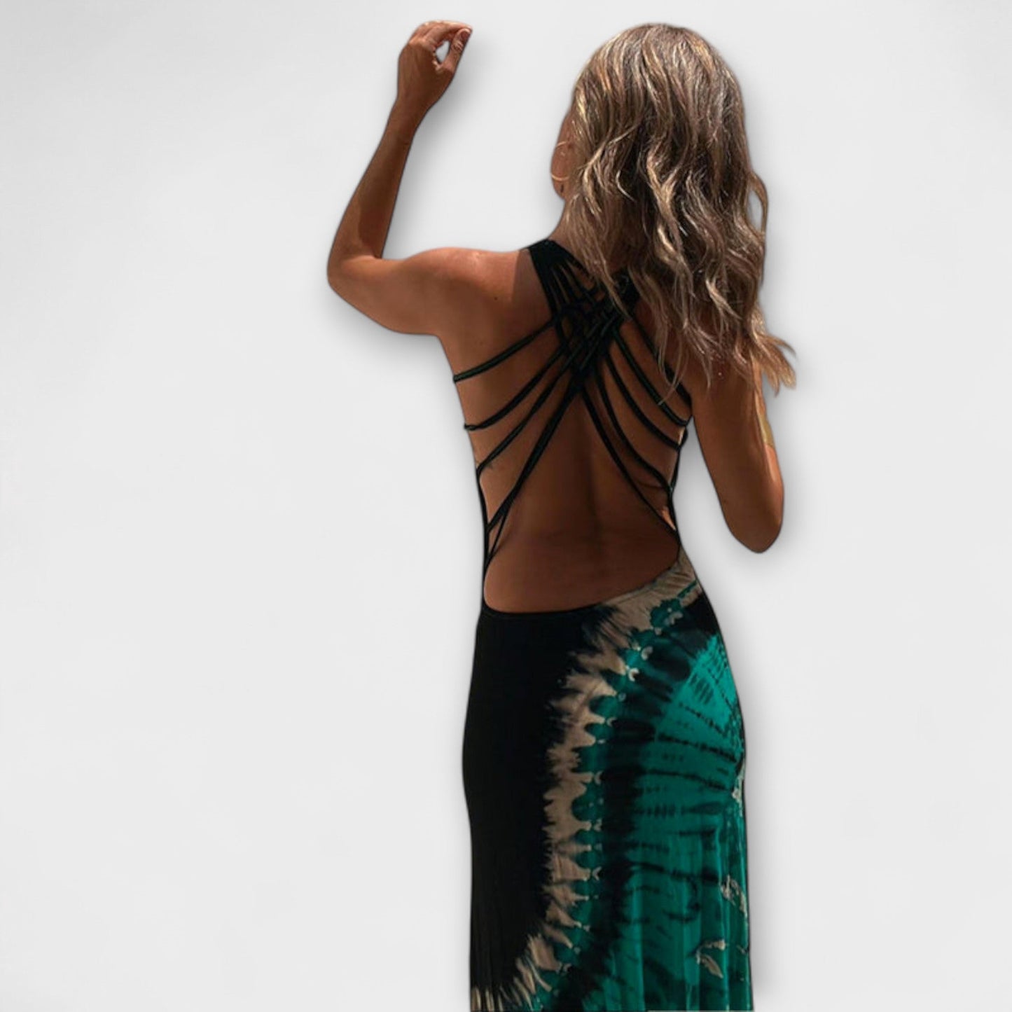 Colorful Boho Long Evening Dress