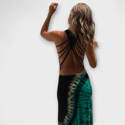 Colorful Boho Long Evening Dress