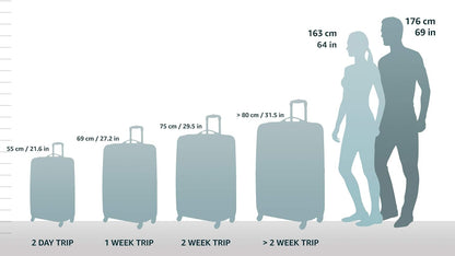 Compact Pink Hardside Carry-On with Dual Spinner Wheels