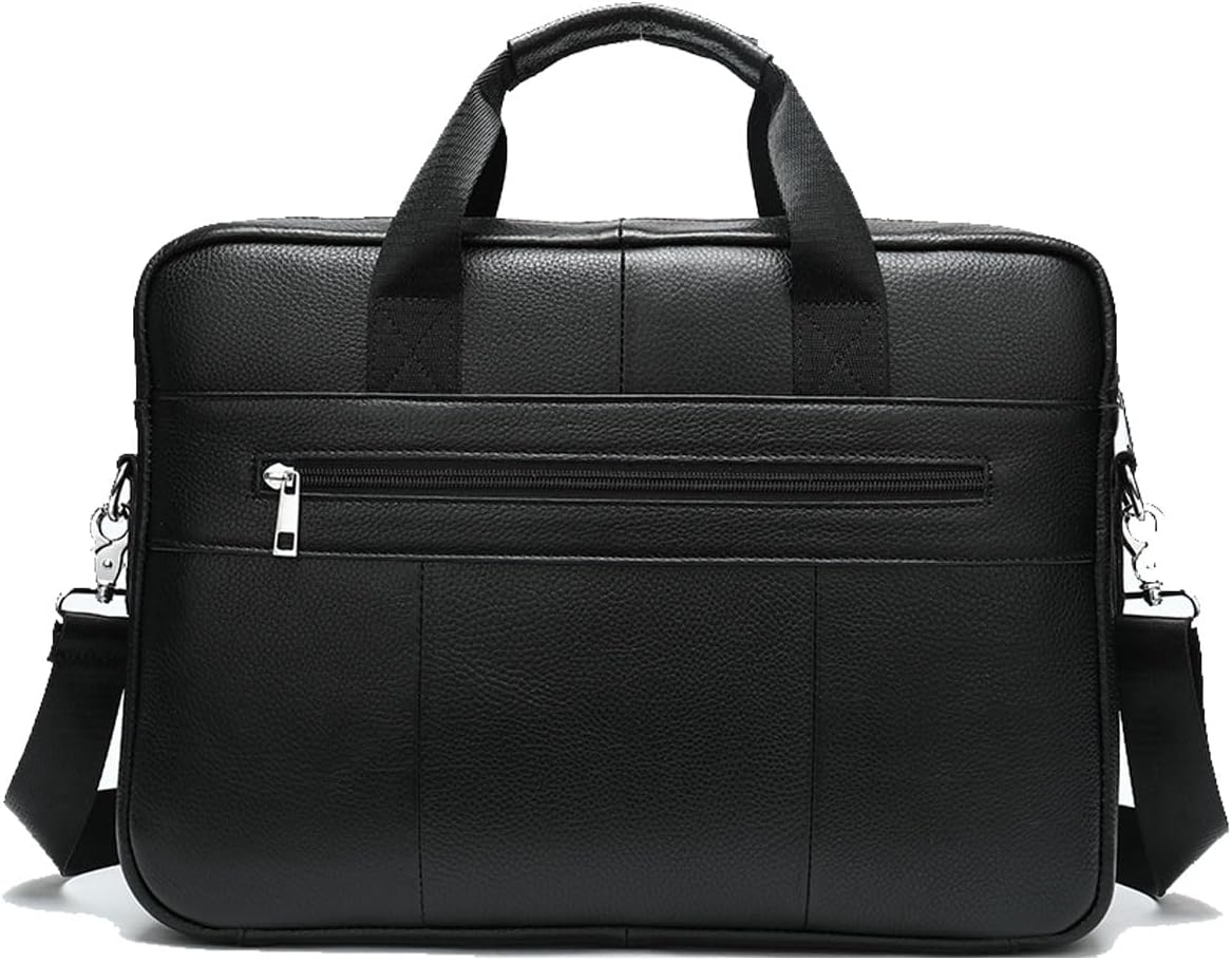 Luxury Leather 15 Executive Laptop Bag with Pockets