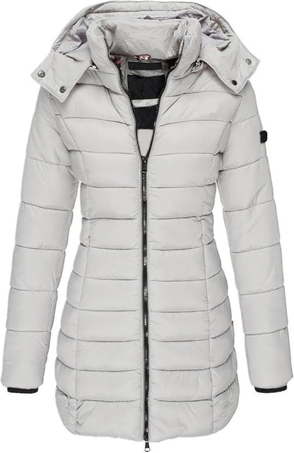 Women's Slim Fit Waterproof Parka Jacket