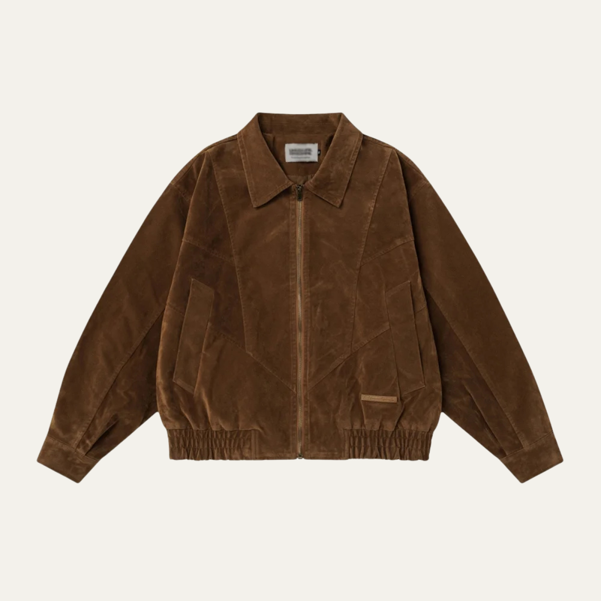 Classic Men's Vintage Suede Bomber Jacket - Nocini
