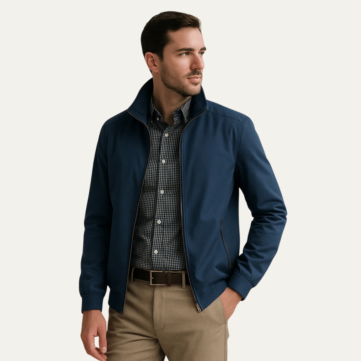 Classic Men's Slim Fit Bomber Jacket