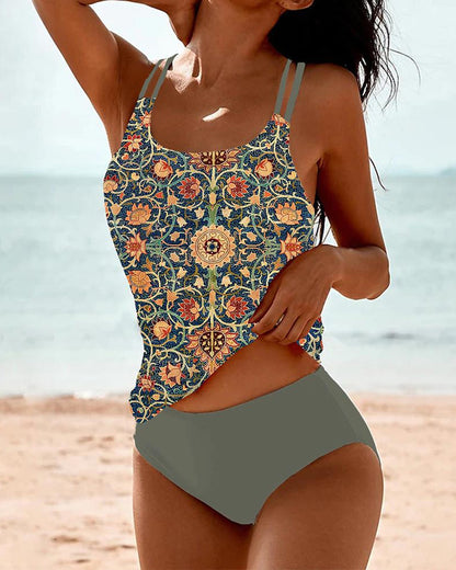 Colorful Women's Tankini Swimsuit - Olytrend