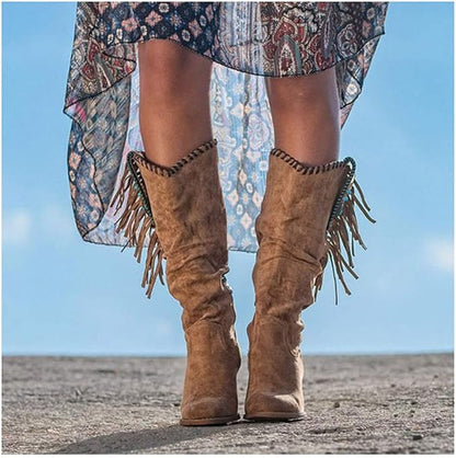 Rugged Country Tall Riding Boots