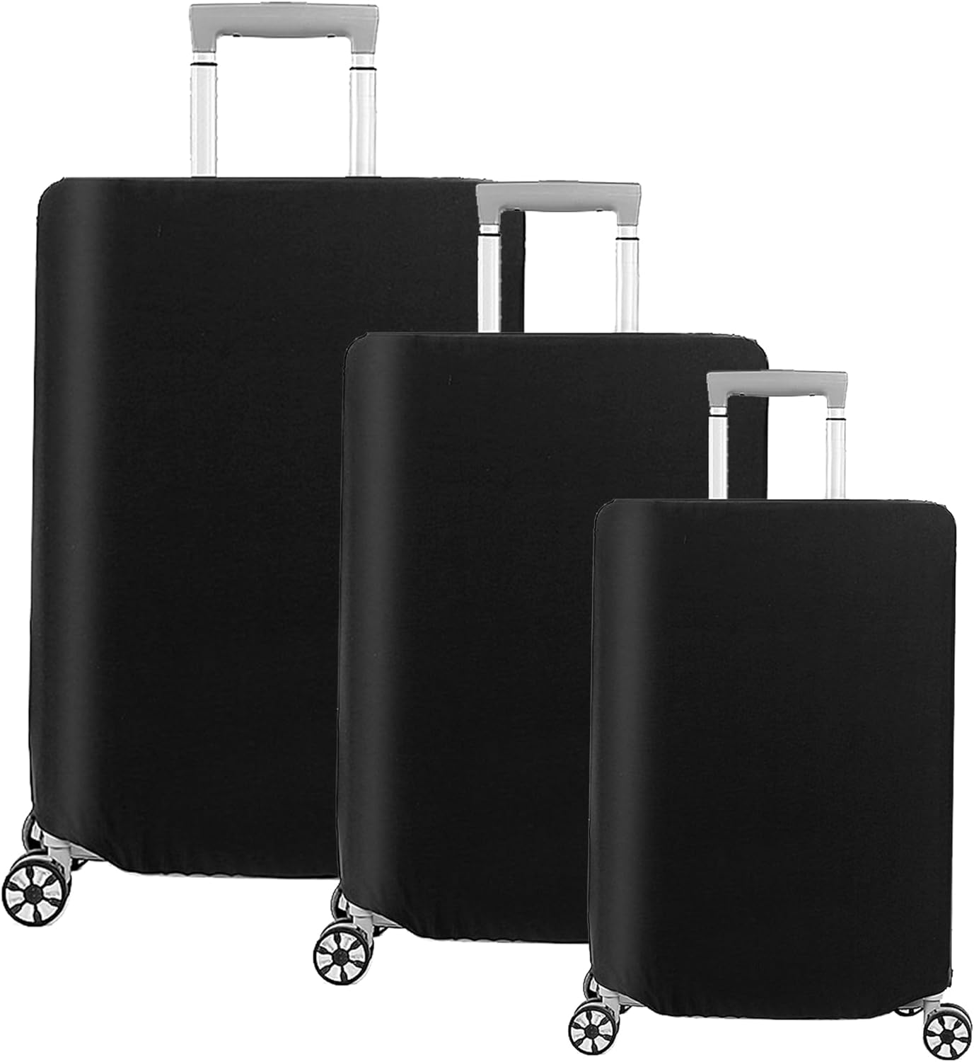 Durable 3PC Travel Luggage Cover Set with Tear Resistant Coating - Pexav