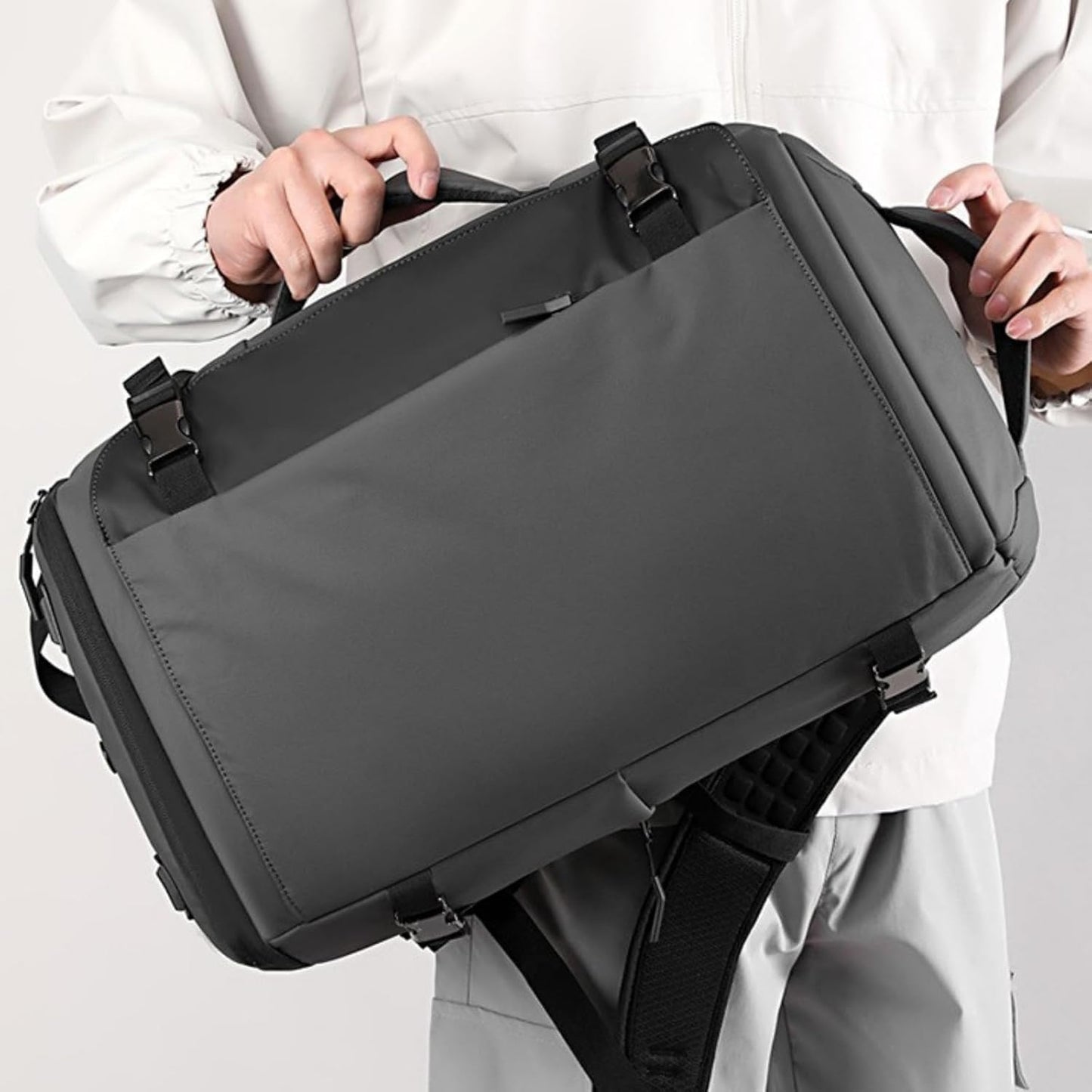 Waterproof 15 Laptop Backpack with USB Charging Port
