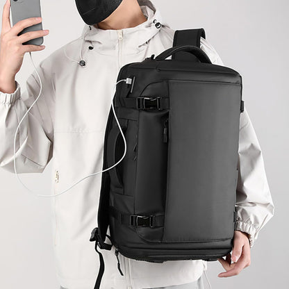 Waterproof 15 Laptop Backpack with USB Charging Port