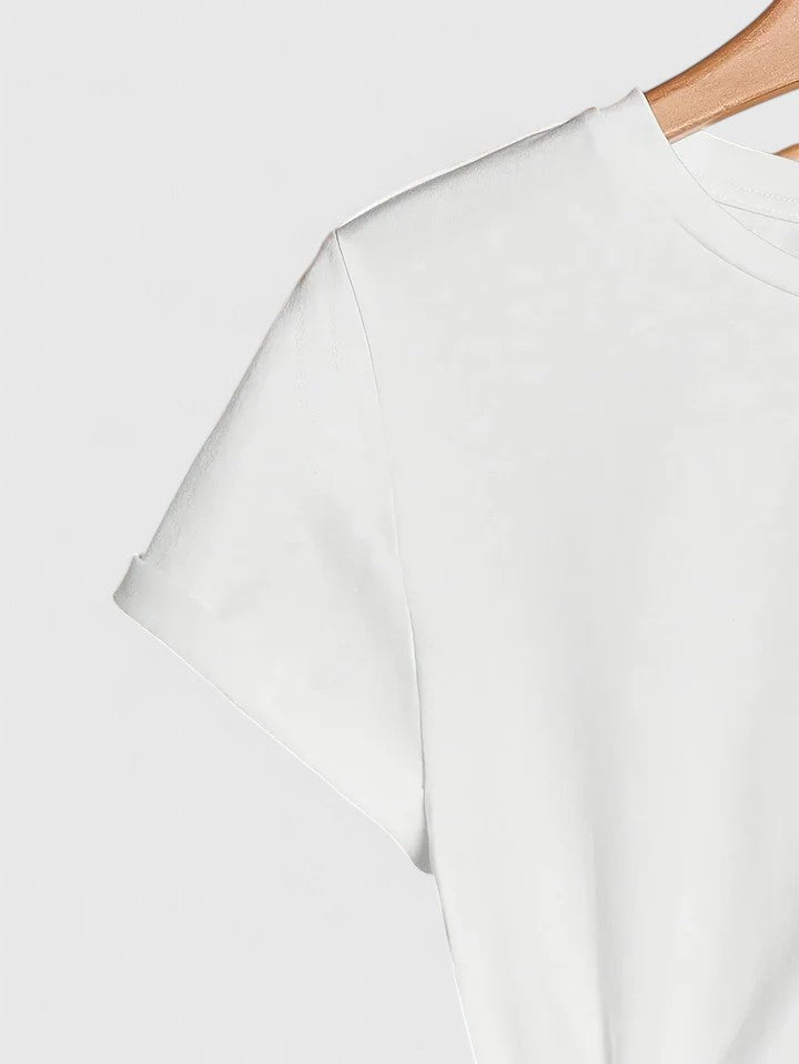 Soft Casual Short Sleeve Tee Shirt