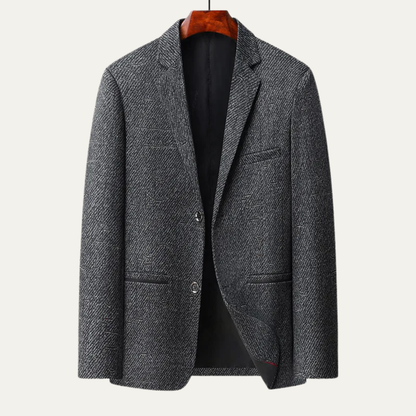 Stylish Men's Fit Checked Blazer Suit Jacket