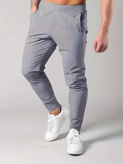 Men's Slim Fit Jogger Pants with Elastic Waist