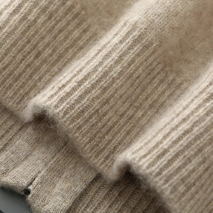 Premium Soft Men's Cashmere Wool Cardigan Sweater