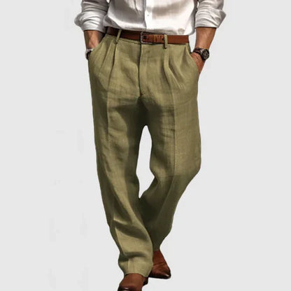 Comfortable Men's Linen Casual Pants