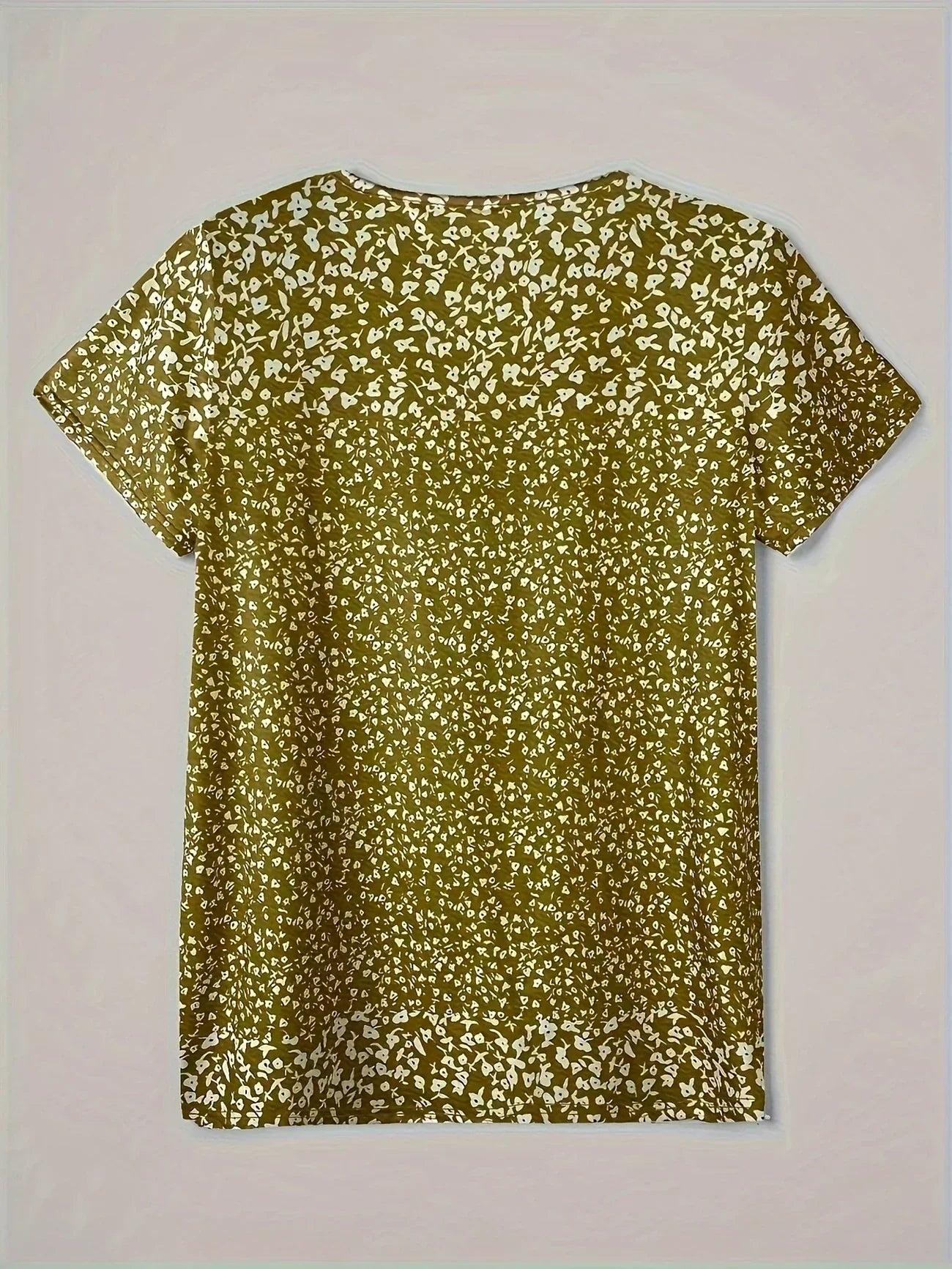 Relaxed Fit V Neck Short Sleeve Tee