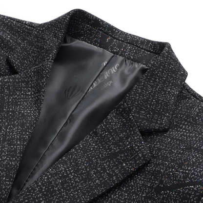 Stylish Men's Fit Checked Blazer Suit Jacket