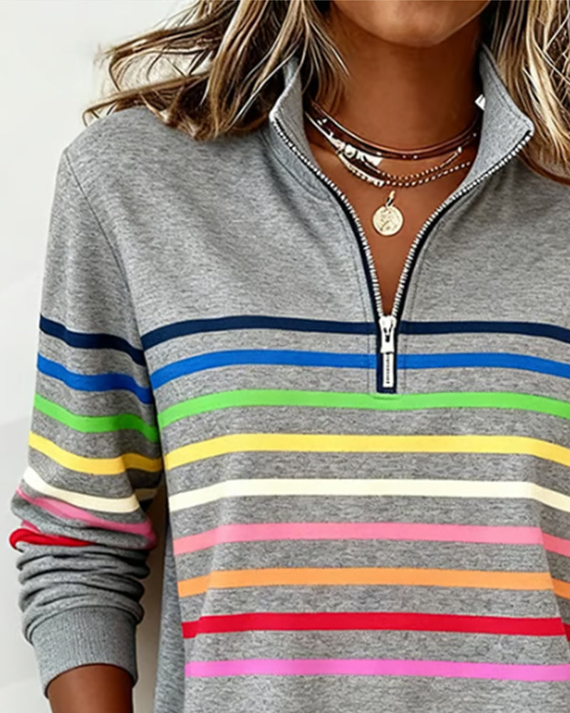 Classic Fit Women's Ribbed Sweatshirt