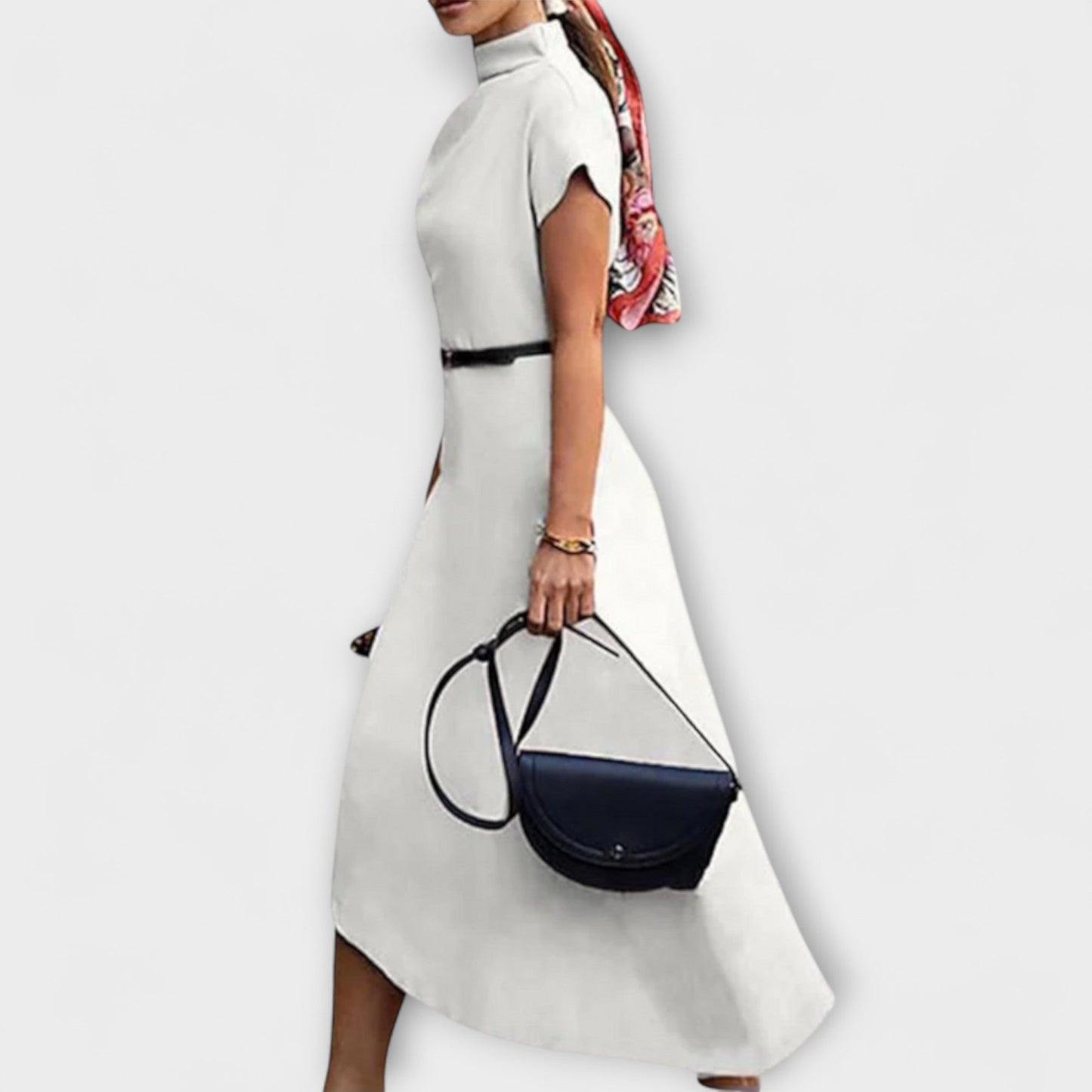 Trendy Off-Center City Dress for Women