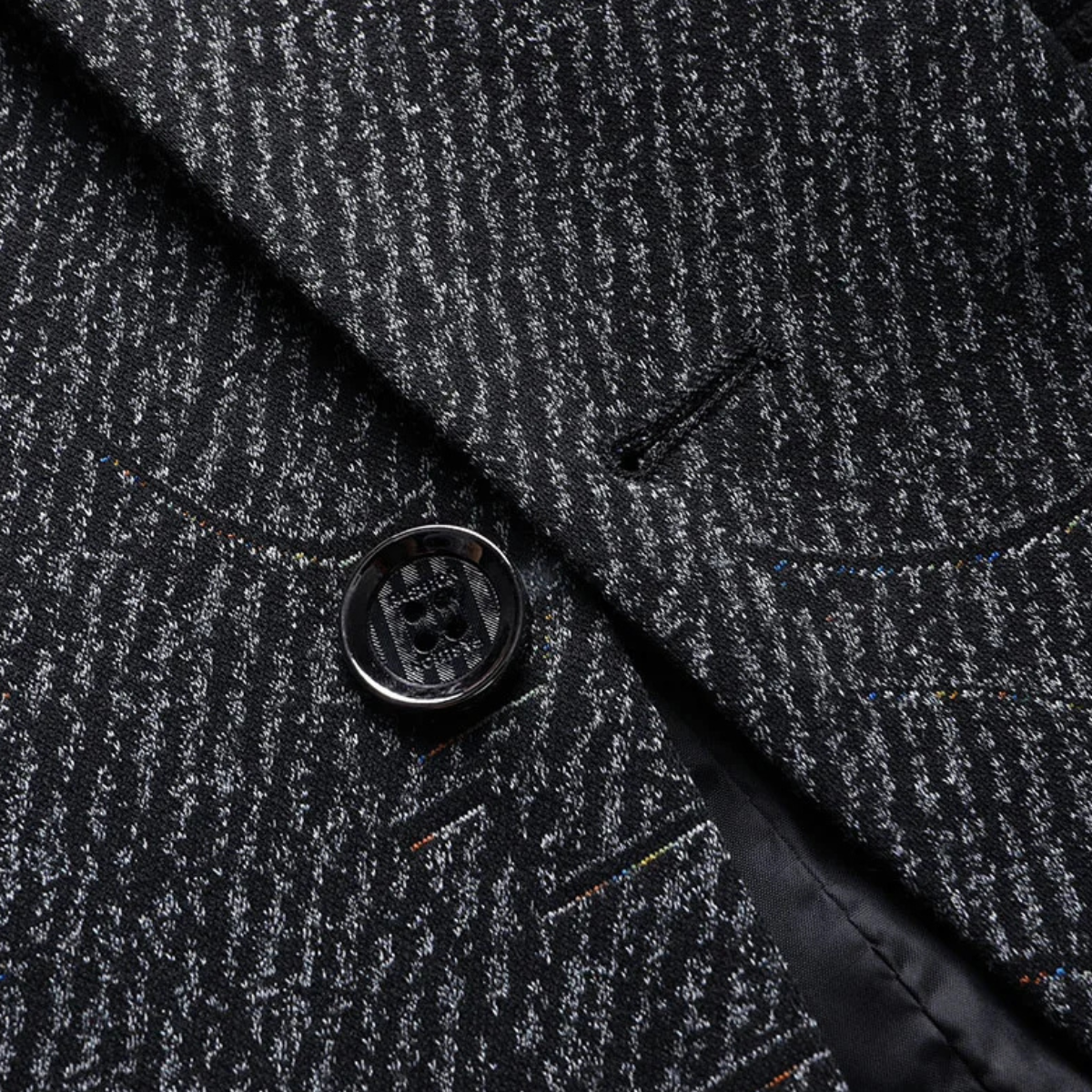 Stylish Men's Fit Checked Blazer Suit Jacket